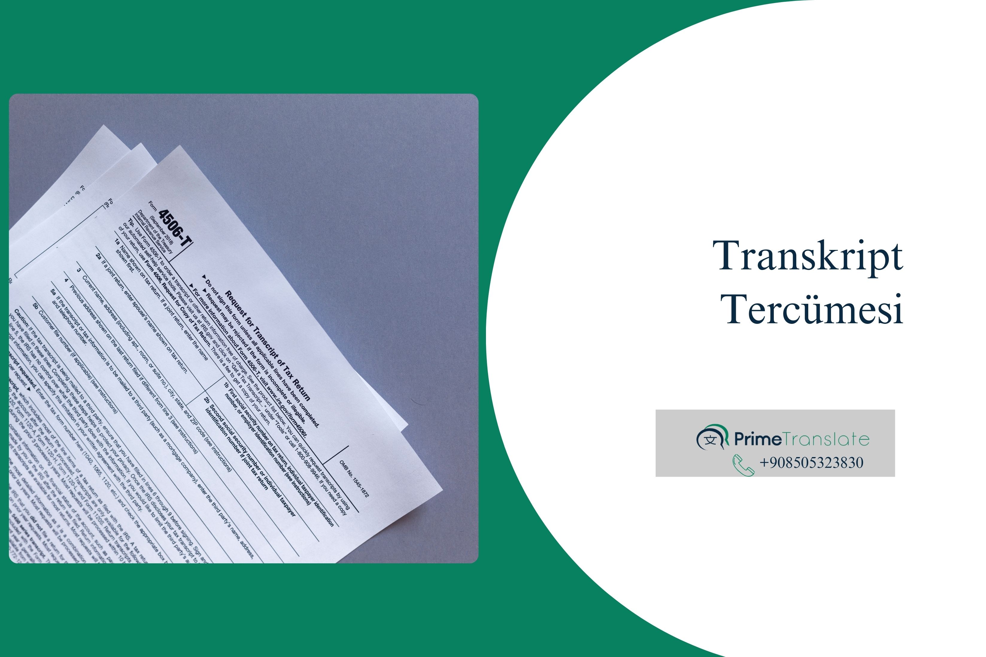 Transkript Çeviri ve Tercümesi