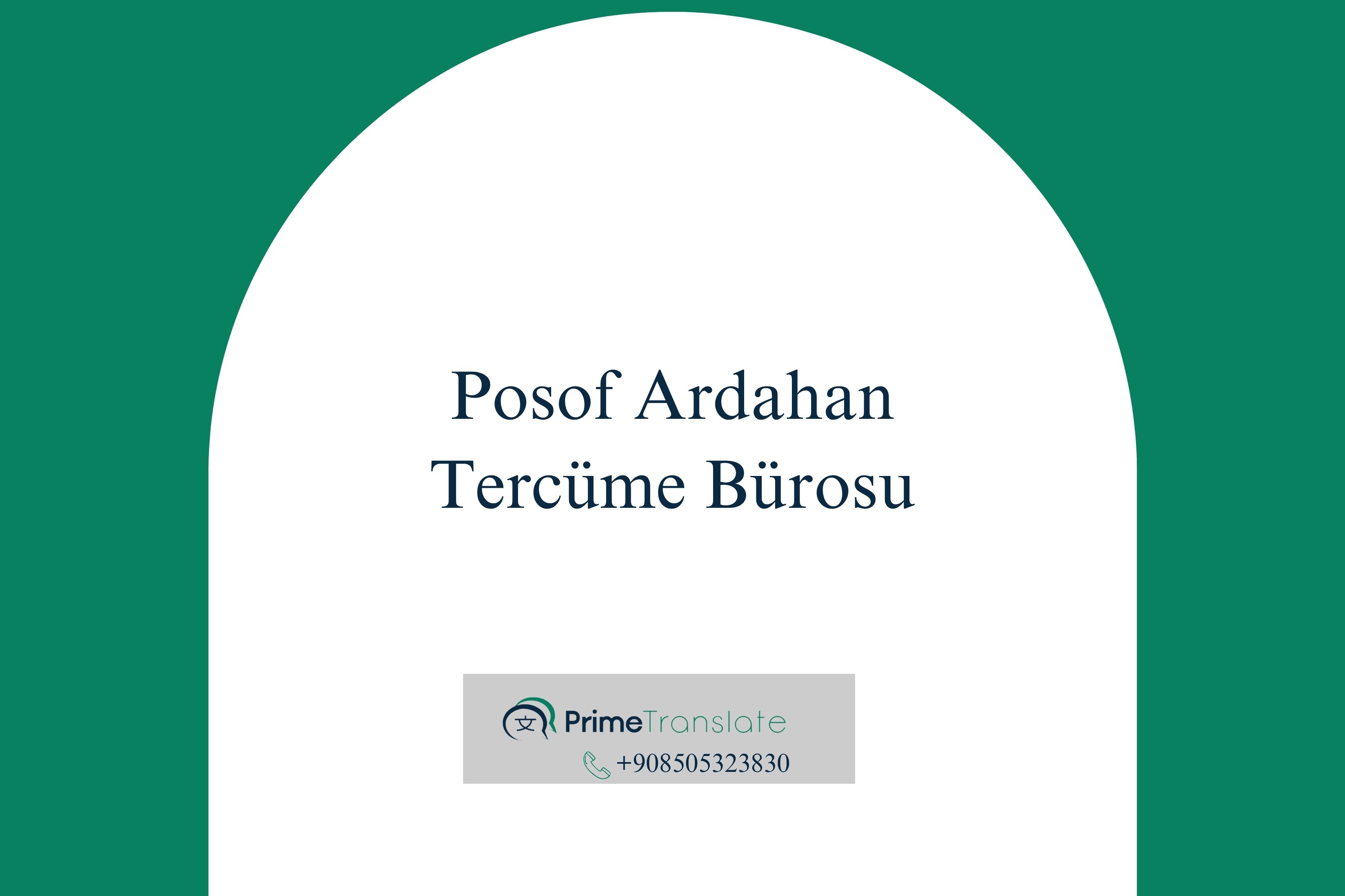 Posof Tercüme Bürosu
