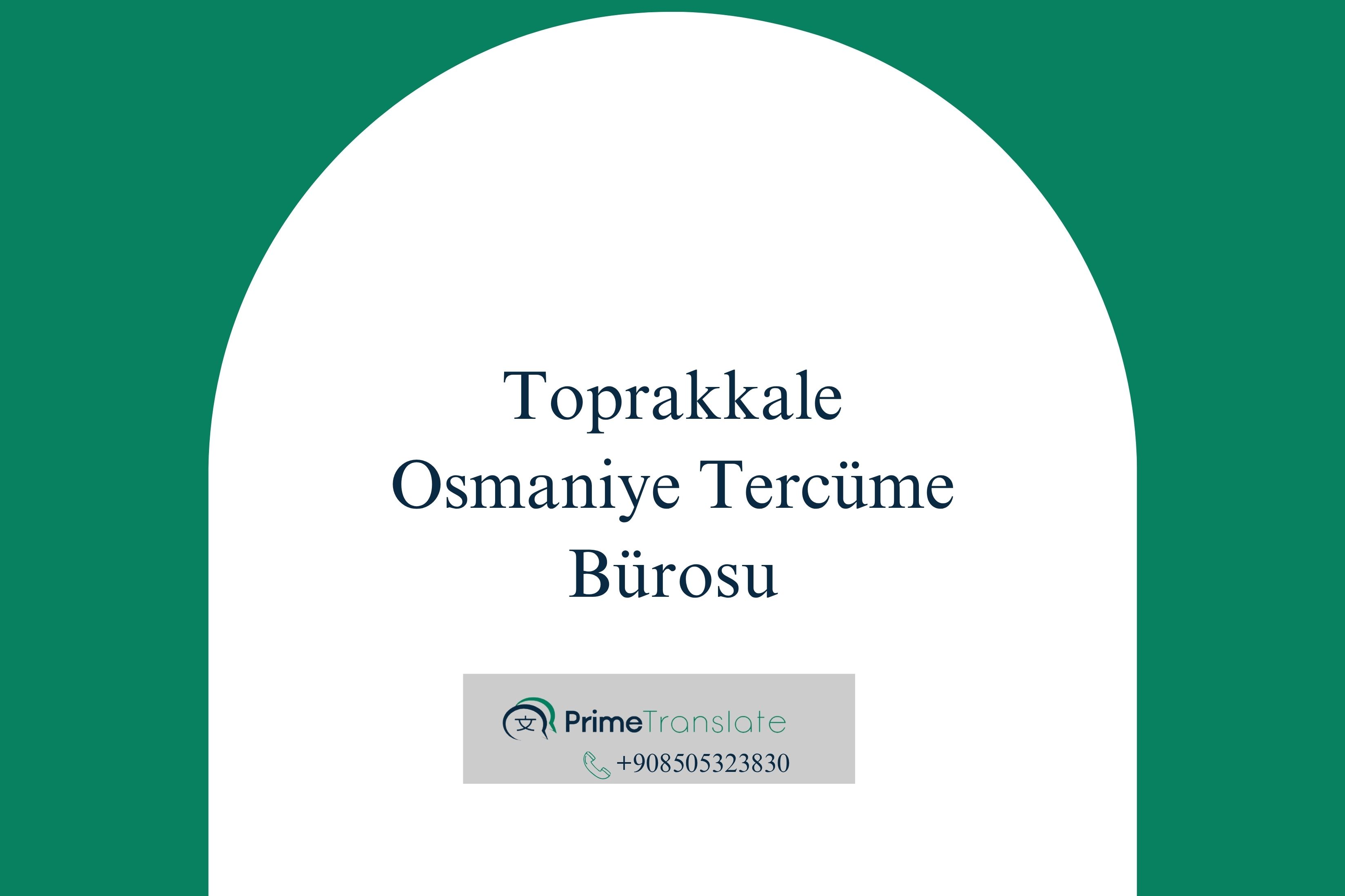 Toprakkale Tercüme Bürosu
