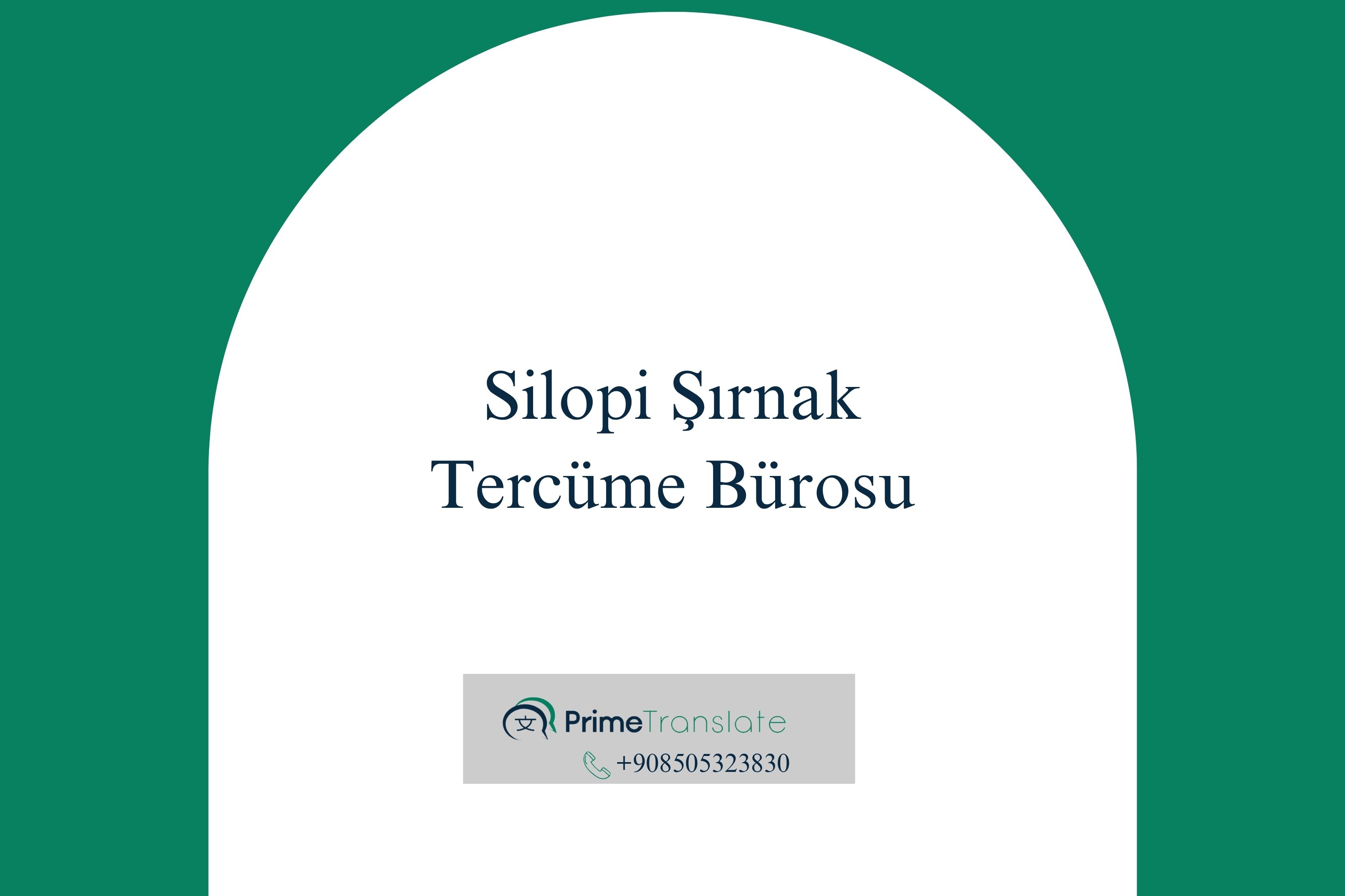 Silopi Tercüme Bürosu