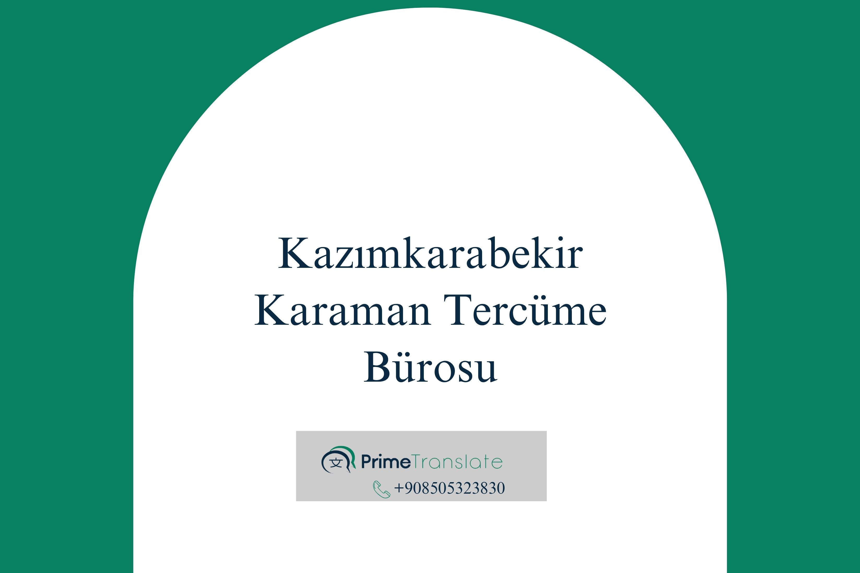 Kazımkarabekir Tercüme Bürosu