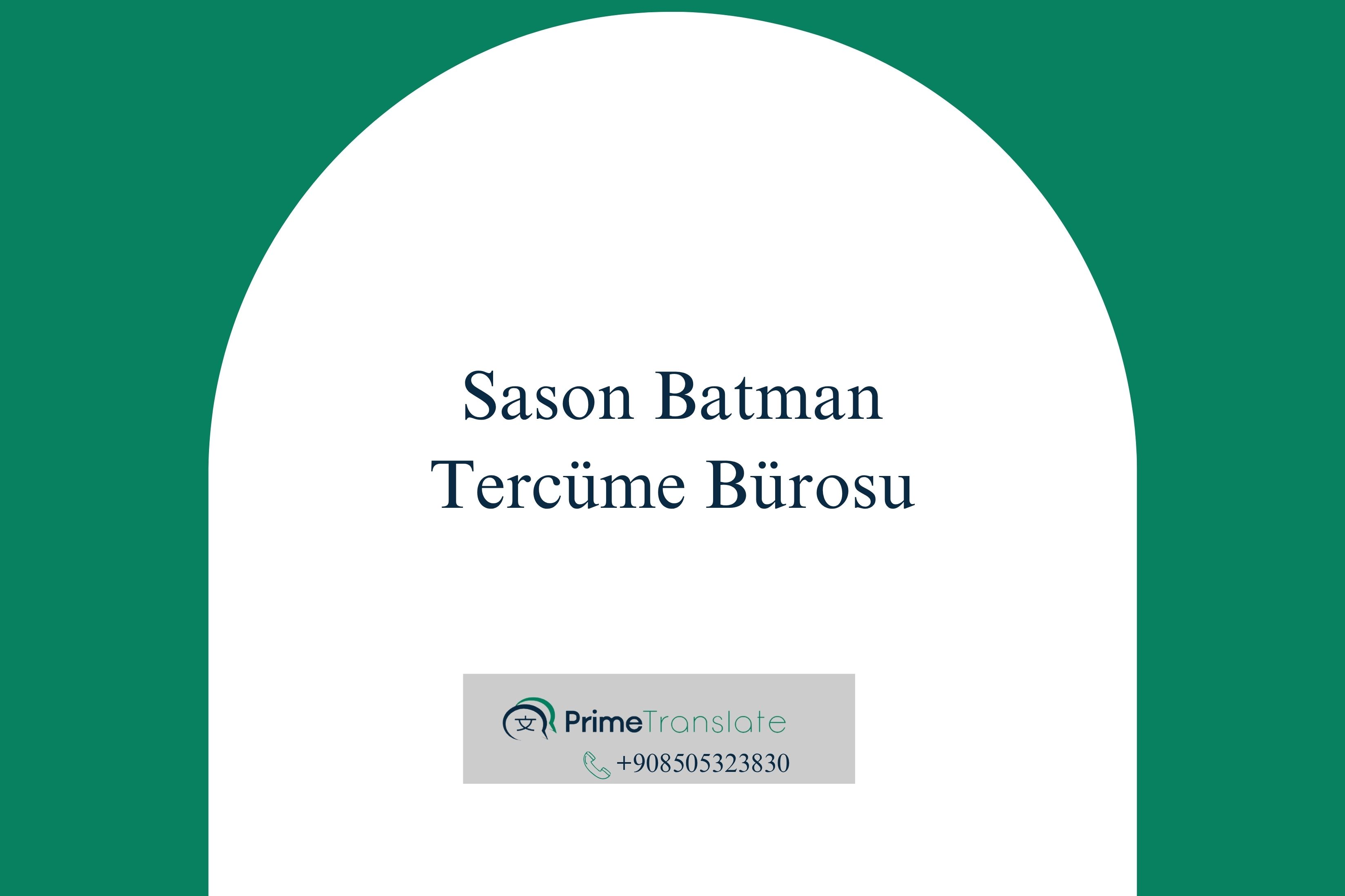 Sason Tercüme Bürosu